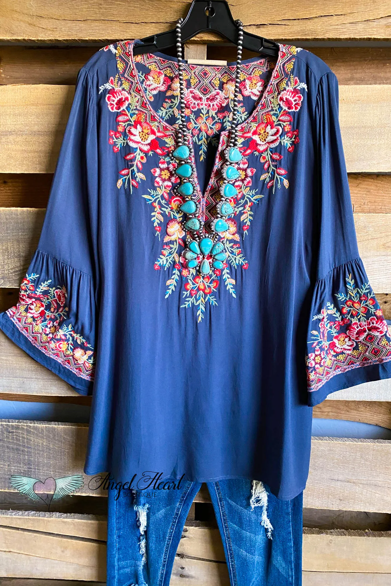 AHB EXCLUSIVE: Happy Harvest Top - Midnight Charcoal - SALE