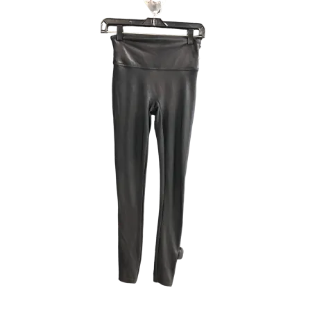 Athletic Leggings By Spanx In Black, Size: S