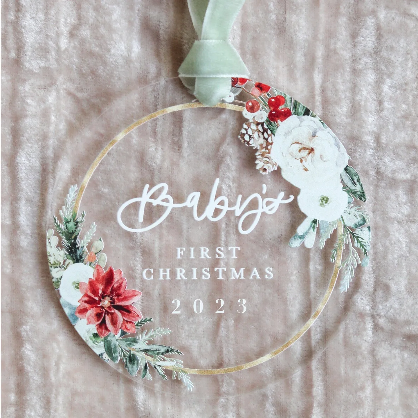 Baby's First Christmas 2023 Ornament
