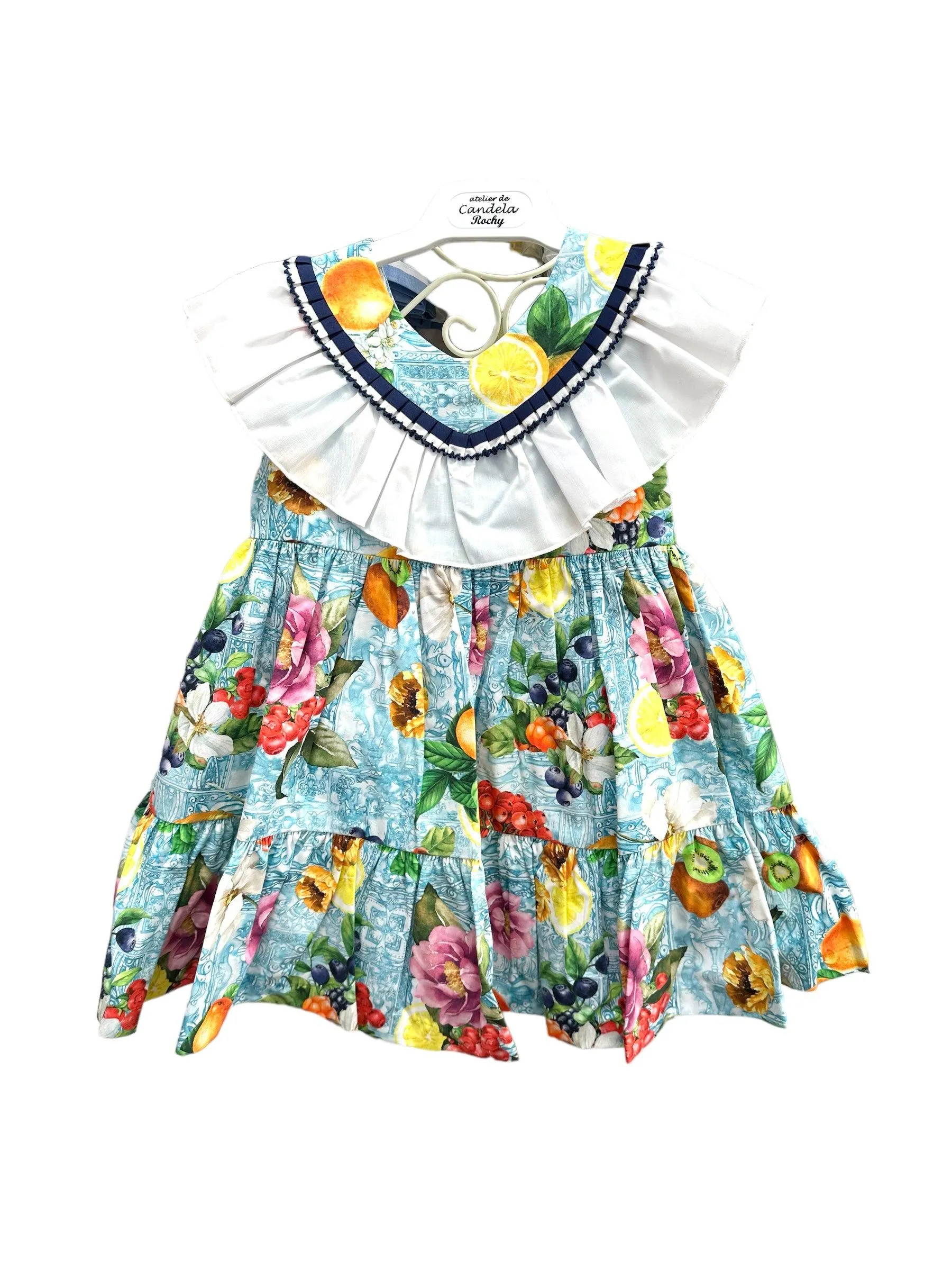 CLEARANCE SALE - Rochy SS24 - Girls Floral Print & Lemons Dress