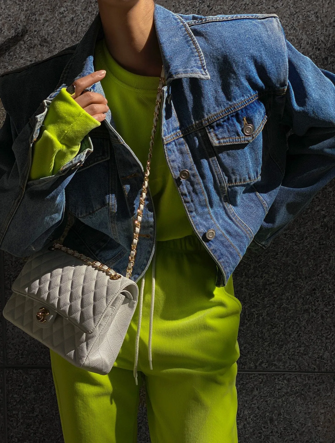 CROPPED DENIM JACKET