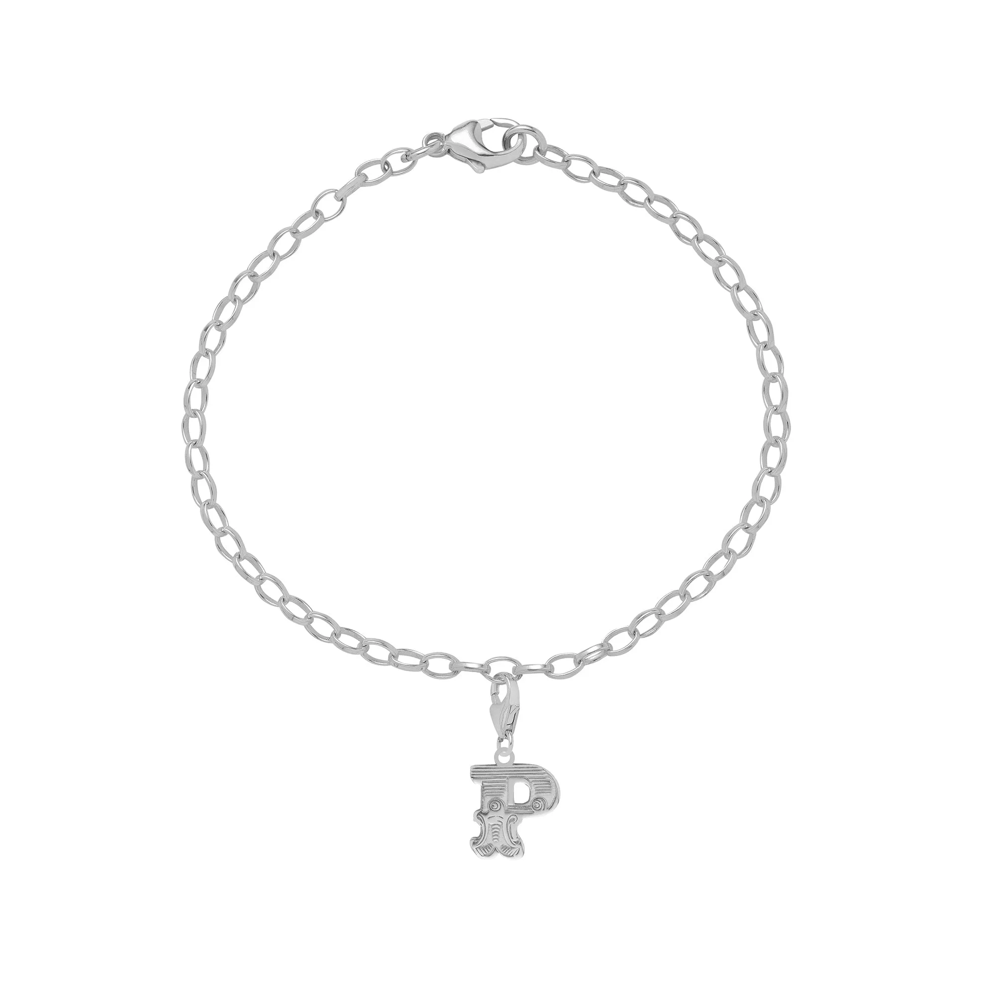 Letter P Starter Charm Bracelet