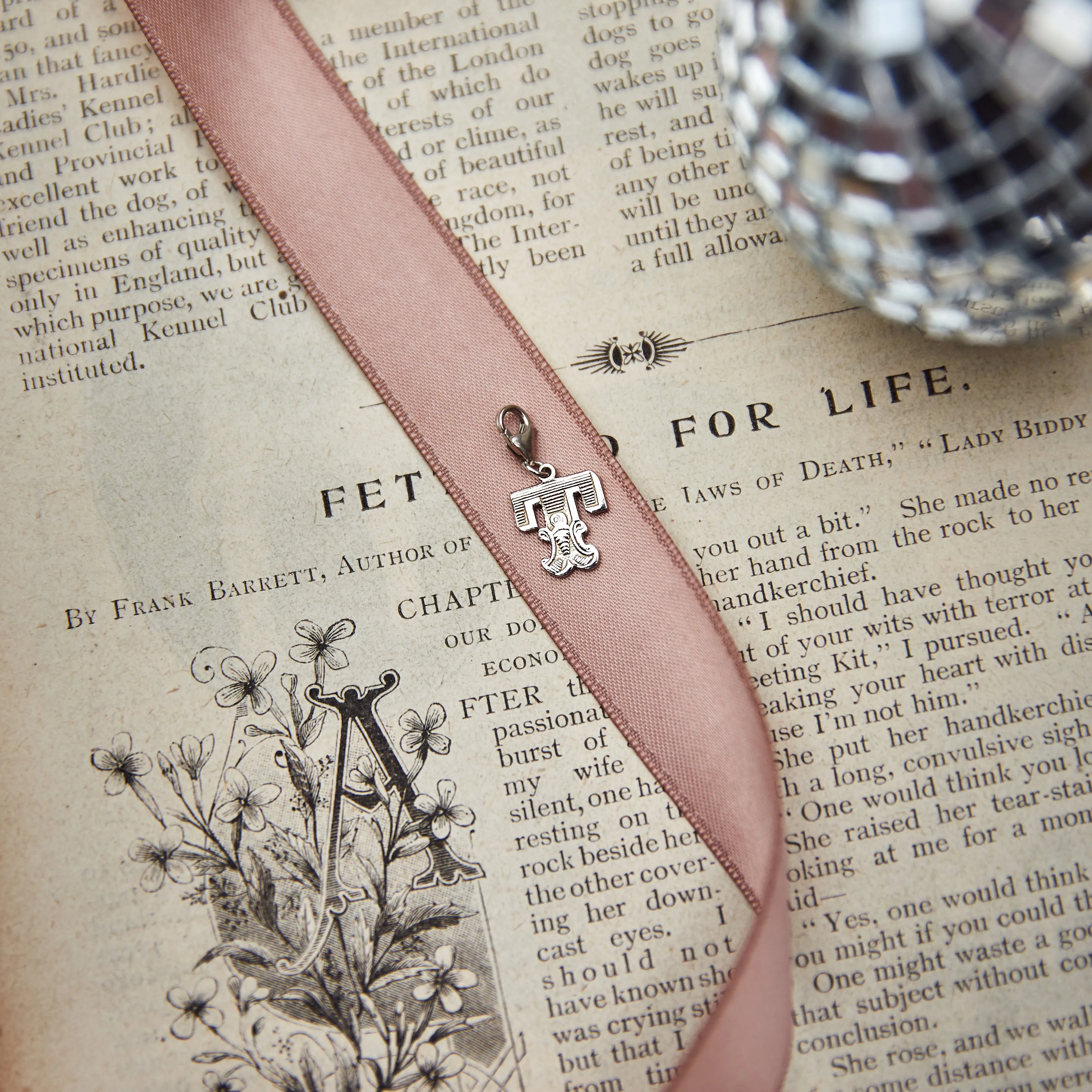 Letter T Charm