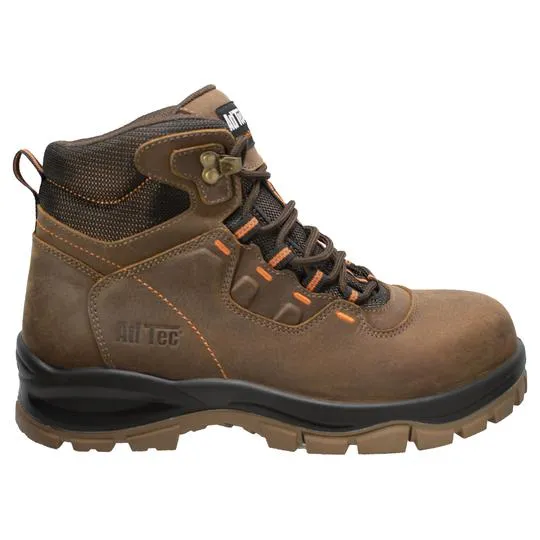 Men 6" Waterproof Composite Toe Work Hiker Brown Leather Boots