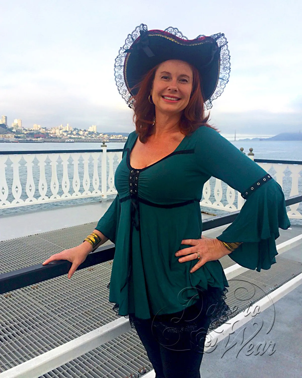 Ofelia Top in Midnight