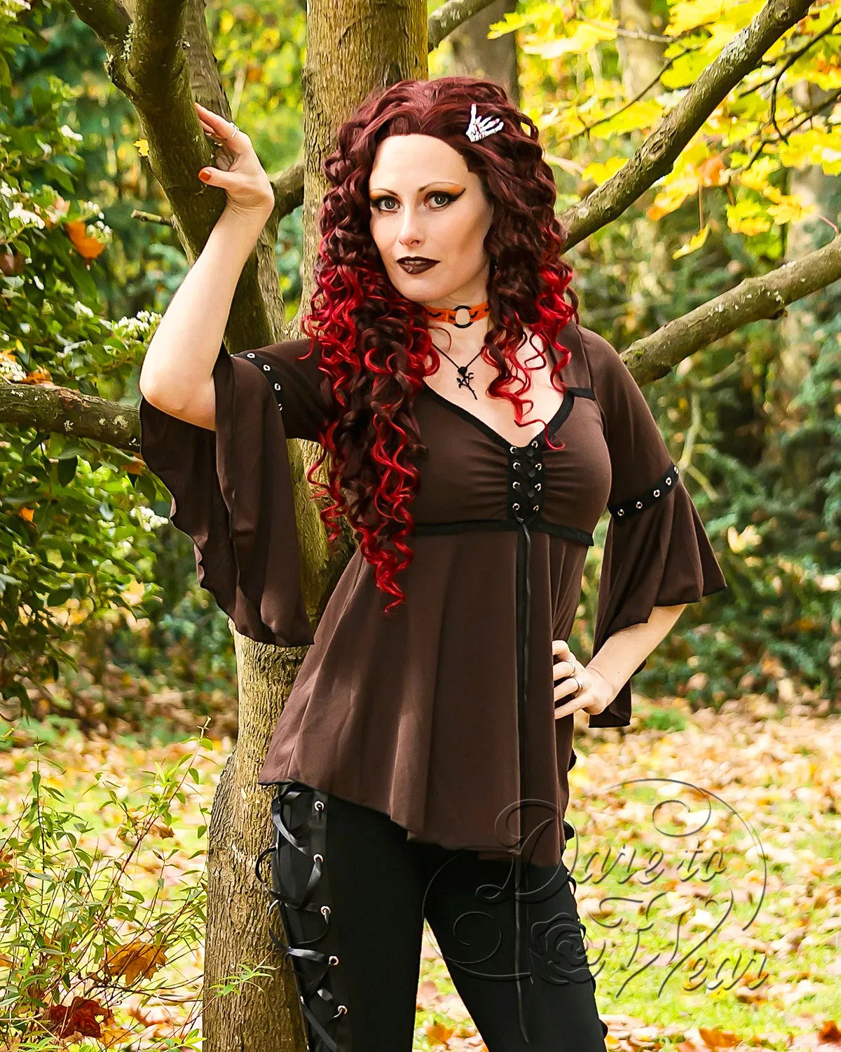 Ofelia Top in Midnight