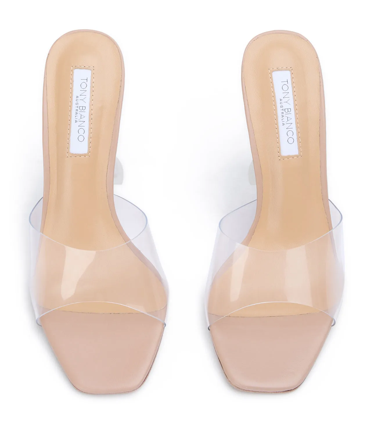 Serri Clear Vinylite/Skin Nappa
