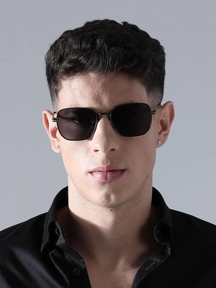 Stylish Square Sunglass - Black